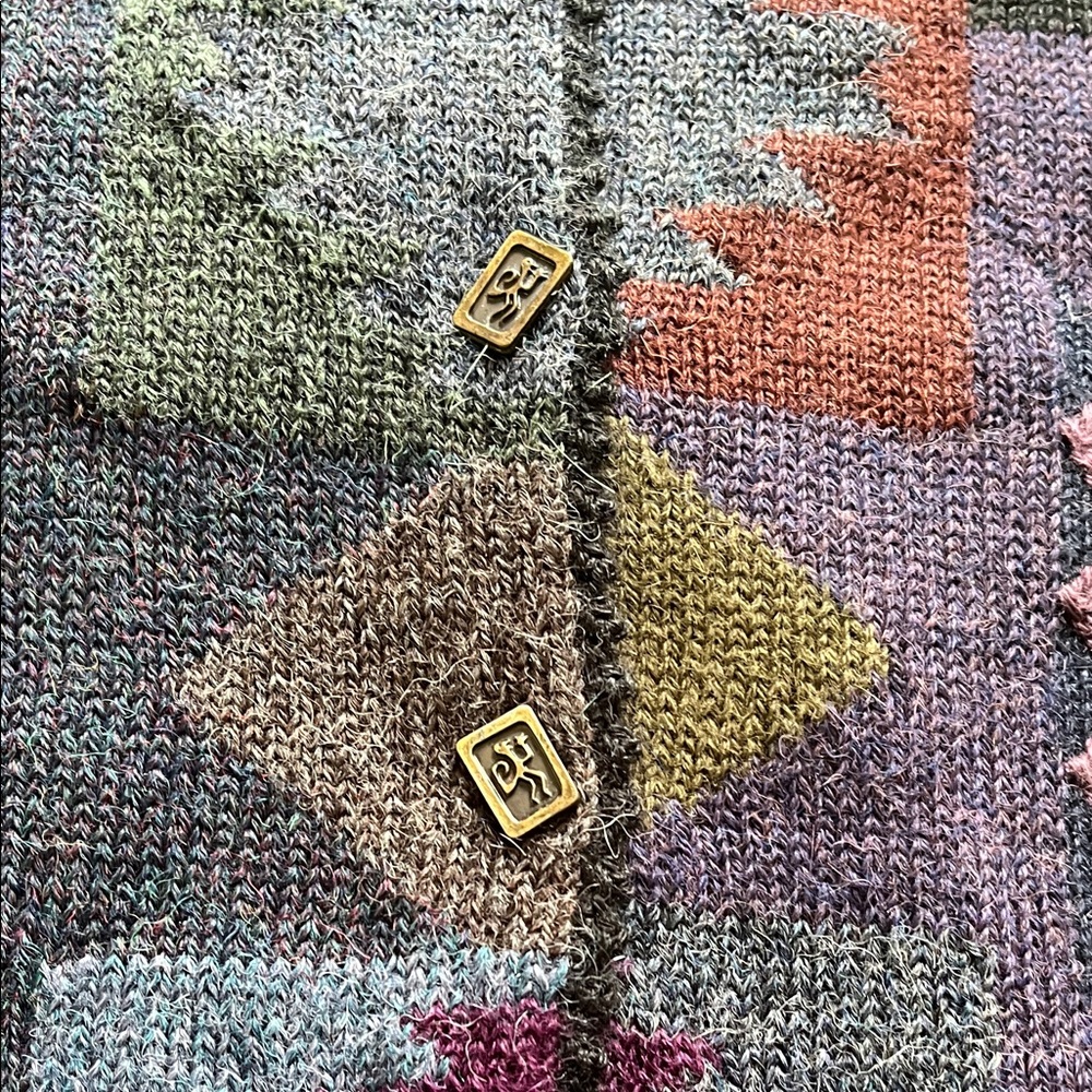 Geometric Patterned Teddy Jacket - image 3